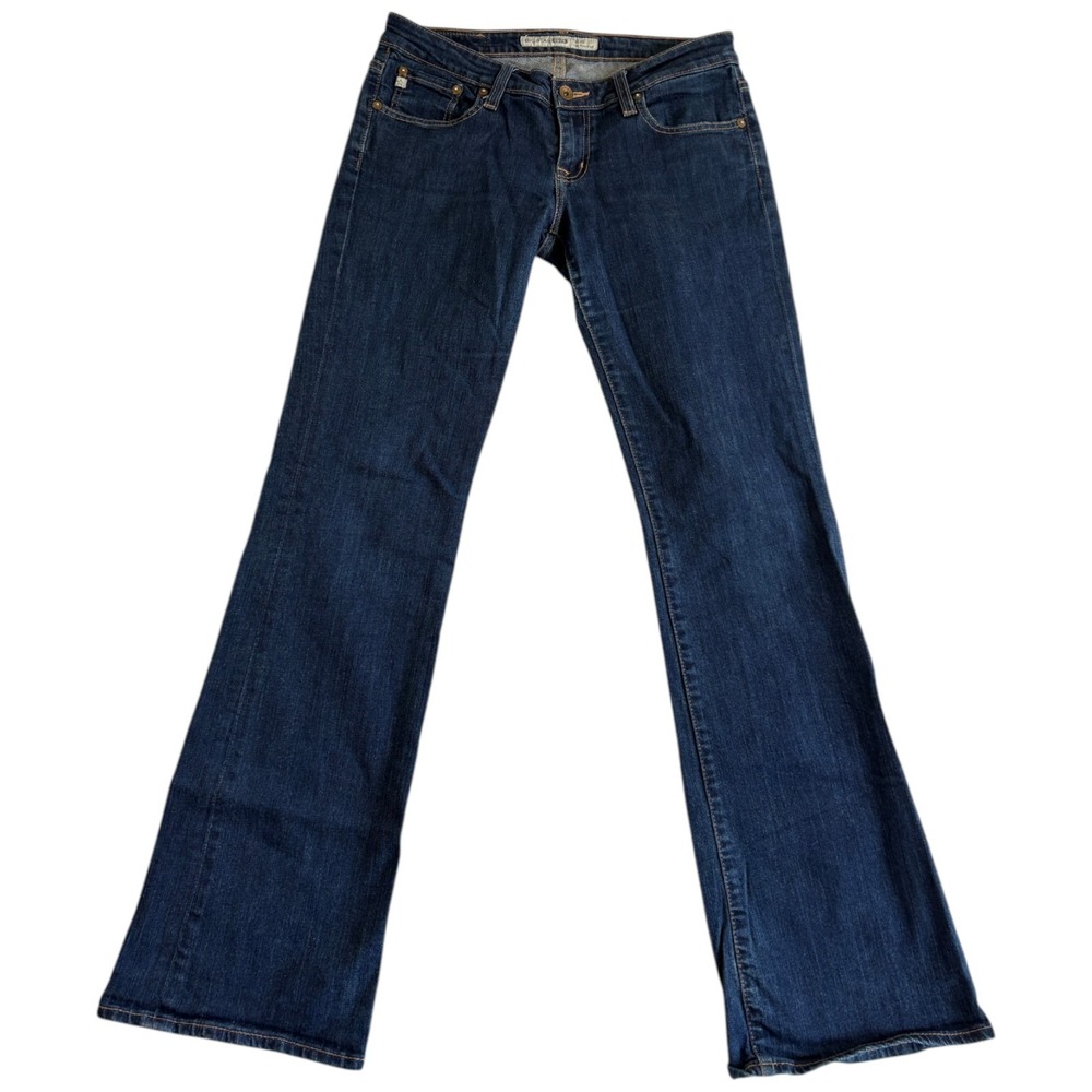 Big Star Pride Bootcut Jeans Womens 28 Blue Medium‎ Wash Stretch Low Rise Casual